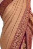 Pure Handloom Zari Butta Banarasi Georgette Silk Saree